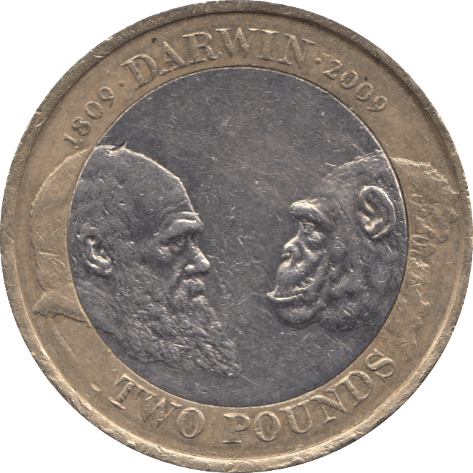 2009 £2 CIRCULATED BIRTH OF CHARLES DARWIN - £2 CIRCULATED - Cambridgeshire Coins