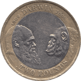2009 £2 CIRCULATED BIRTH OF CHARLES DARWIN - £2 CIRCULATED - Cambridgeshire Coins