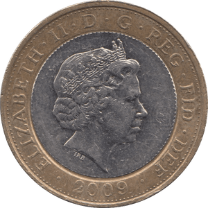 2009 £2 CIRCULATED ROBERT BURNS 250TH ANNIVERSARY - £2 CIRCULATED - Cambridgeshire Coins