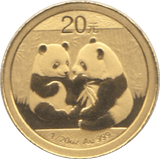 2009 .999 GOLD PROOF 1/20 OZ 20 YUAN CHINESE PANDA - Gold World Coins - Cambridgeshire Coins