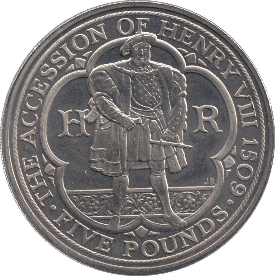 2009 CIRCULATED £5 HENRY VIII COIN - £5 CIRCULATED - Cambridgeshire Coins
