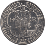 2009 CIRCULATED £5 HENRY VIII COIN - £5 CIRCULATED - Cambridgeshire Coins