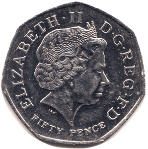 2009 CIRCULATED 50P KEW GARDENS REF 25 - 50P CIRCULATED - Cambridgeshire Coins