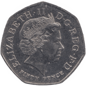 2009 CIRCULATED VERY HIGH GRADE 50P KEW GARDENS REF A6 - 50P CIRCULATED - Cambridgeshire Coins