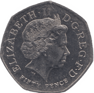 2009 CIRCULATED VERY HIGH GRADE 50P KEW GARDENS REF A7 - 50P CIRCULATED - Cambridgeshire Coins