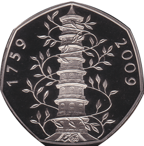 2009 FIFTY PENCE PROOF KEW GARDENS - 50p Proof - Cambridgeshire Coins