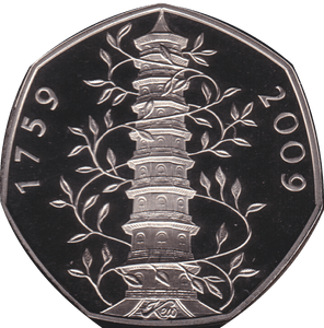 2009 FIFTY PENCE PROOF KEW GARDENS - 50p Proof - Cambridgeshire Coins