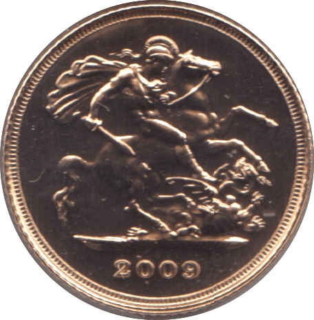 2009 GOLD HALF SOVEREIGN ( BU ) - Half Sovereign - Cambridgeshire Coins