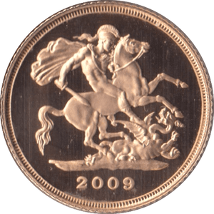 2009 GOLD HALF SOVEREIGN ( PROOF ) - Half Sovereign - Cambridgeshire Coins