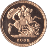 2009 GOLD HALF SOVEREIGN ( PROOF ) - Half Sovereign - Cambridgeshire Coins
