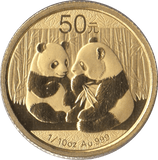 2009 GOLD PROOF 1/10 OZ 50 YUAN CHINESE PANDA - Gold World Coins - Cambridgeshire Coins