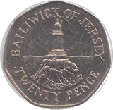 2009 JERSEY TWENTY PENCE - WORLD COINS - Cambridgeshire Coins