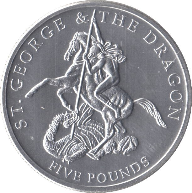 2009 SILVER BRILLIANT UNCIRCULATED 5 POUNDS JERSEY - SILVER WORLD COINS - Cambridgeshire Coins