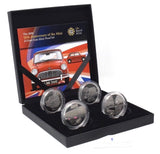 2009 Silver Proof 50th anniversary Of the Mini £5 Coin Set Box COA SCARCE - Silver Proof - Cambridgeshire Coins