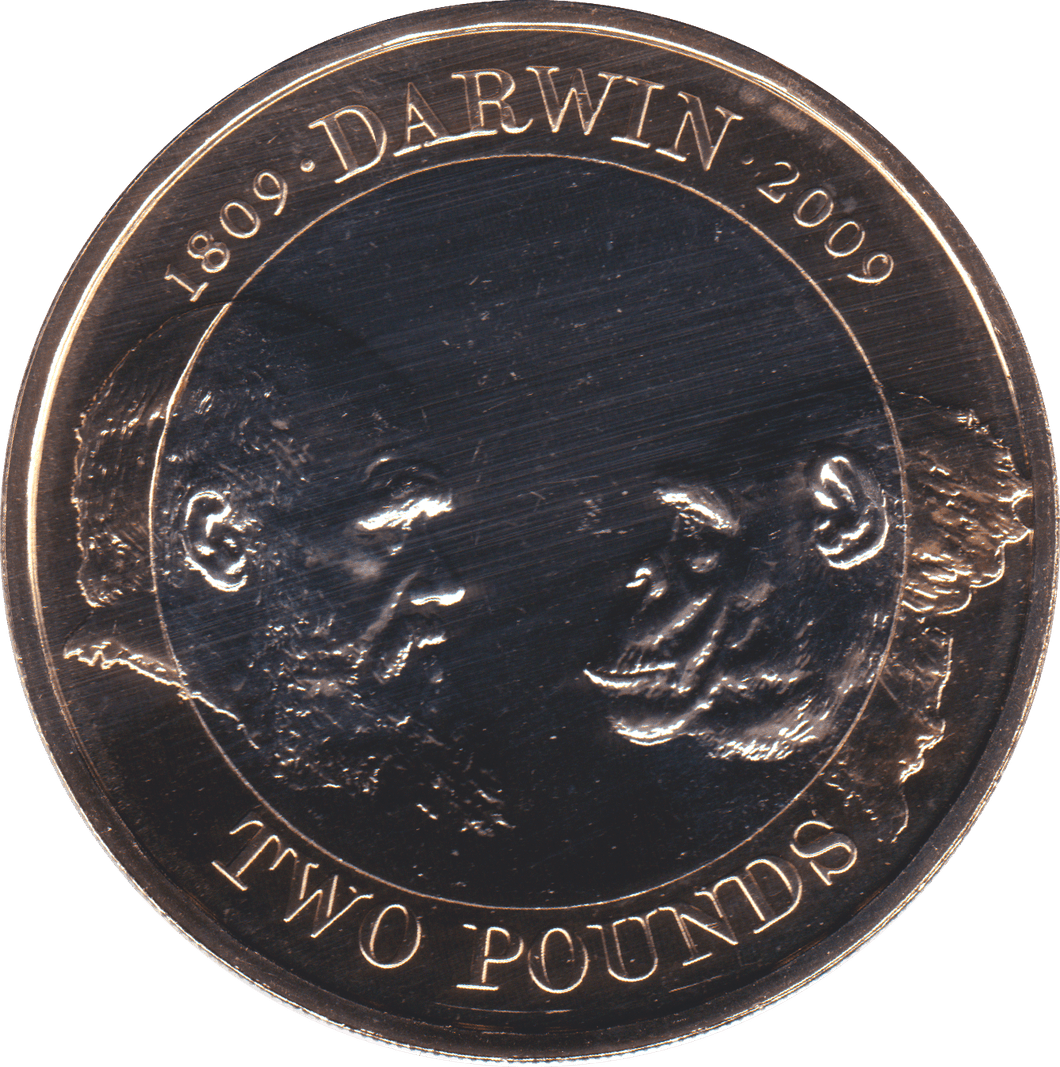 2009 TWO POUND £2 CHARLES DARWIN BRILLIANT UNCIRCULATED BU - £2 BU - Cambridgeshire Coins