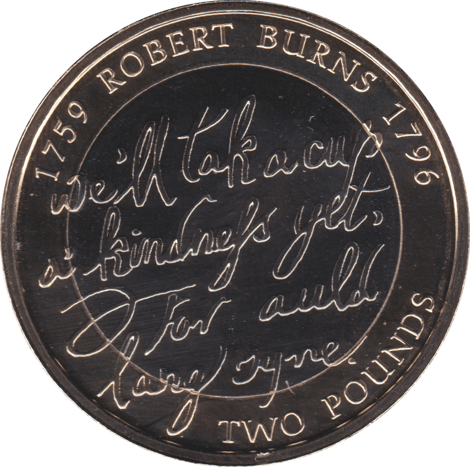 2009 TWO POUND £2 ROBERT BURNS BRILLIANT UNCIRCULATED BU - £2 BU - Cambridgeshire Coins