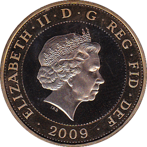 2009 V TWO POUND £2 PROOF COIN ROBERT BURNS DICTIONARY - £2 Proof - Cambridgeshire Coins