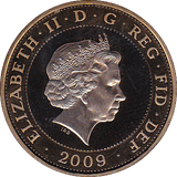 2009 V TWO POUND £2 PROOF COIN ROBERT BURNS DICTIONARY - £2 Proof - Cambridgeshire Coins
