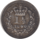 1840 THREE HALF PENCE ( GVF ) 4 - Three Half Pence - Cambridgeshire Coins