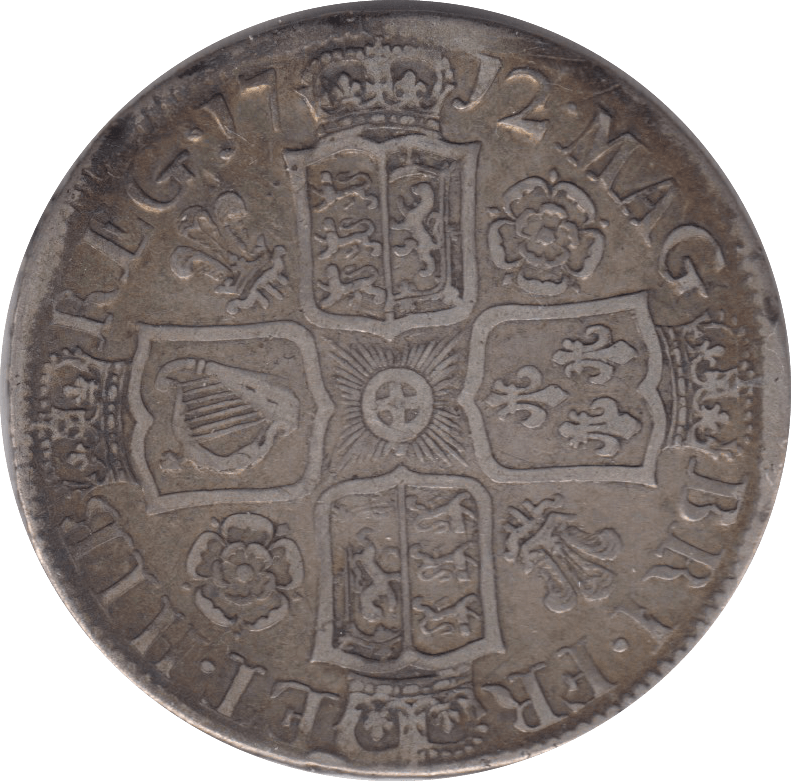 1712 HALFCROWN ( GF )