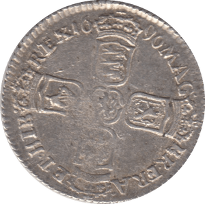 1696 SIXPENCE ( GVF ) 4