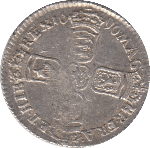 1696 SIXPENCE ( GVF ) 4