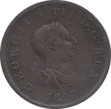 1807 HALFPENNY ( VF ) 4