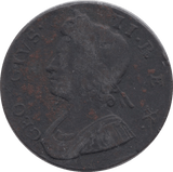 1737 HALFPENNY ( FINE ) 4