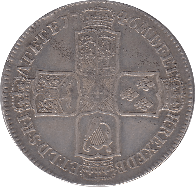 1746 HALFCROWN ( GVF ) LIMA 8