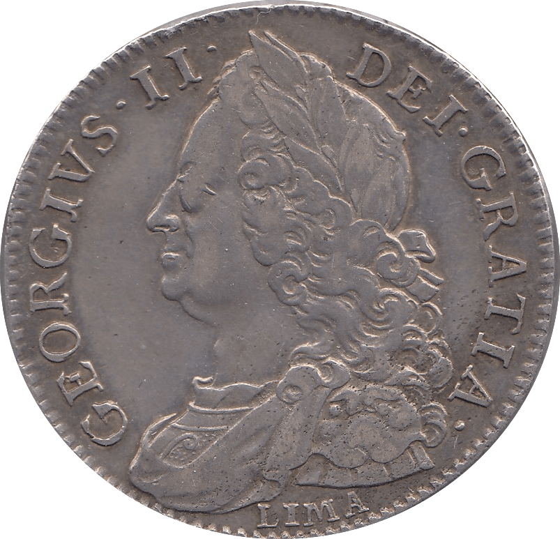 1746 HALFCROWN ( GVF ) LIMA 8