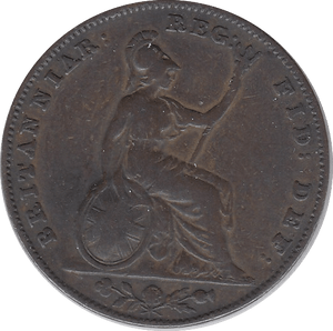 1853 FARTHING ( GVF ) 14 - Farthing - Cambridgeshire Coins
