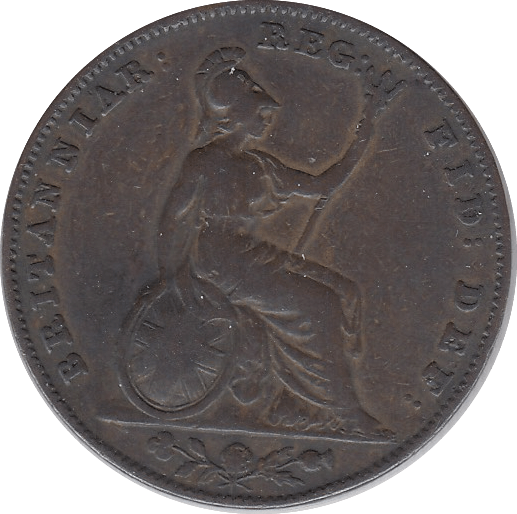 1853 FARTHING ( GVF ) 14 - Farthing - Cambridgeshire Coins