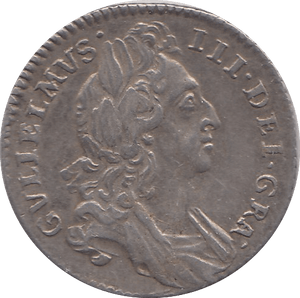 1696 SIXPENCE ( GVF ) 14