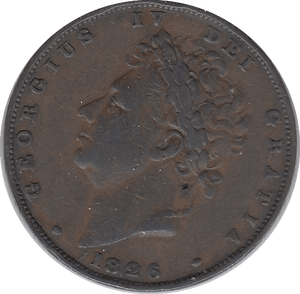 1826 FARTHING ( VF ) 14 - Farthing - Cambridgeshire Coins
