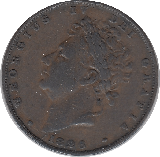 1826 FARTHING ( VF ) 14 - Farthing - Cambridgeshire Coins