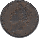 1826 FARTHING ( VF ) 14 - Farthing - Cambridgeshire Coins