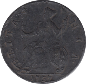 1737 HALFPENNY ( VF ) 14