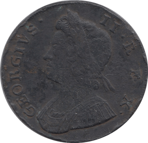 1737 HALFPENNY ( VF ) 14