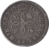1674 MAUNDY FOURPENCE ( F )