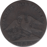 1793 HALFPENNY SUCCESS TO CITY OF NORWICH TOKEN