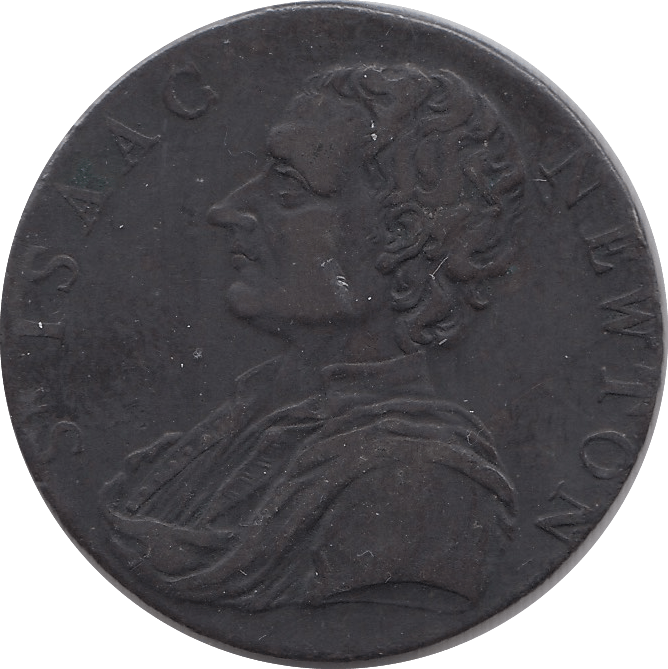 1793 HALFPENNY CONDER ISAAC NEWTON TOKEN