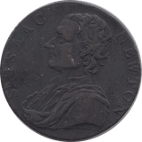 1793 HALFPENNY CONDER ISAAC NEWTON TOKEN