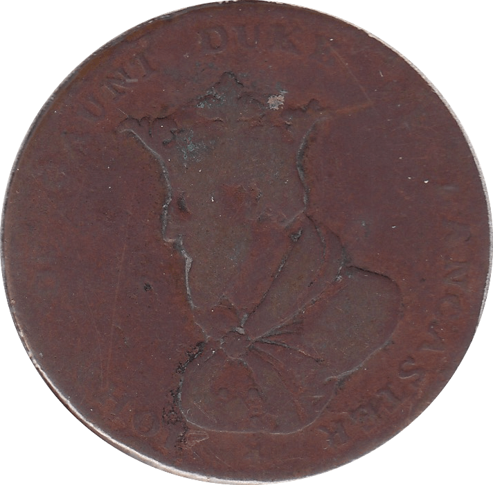 1792 LANCASTER HALFPENNY TOKEN