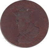 1792 LANCASTER HALFPENNY TOKEN