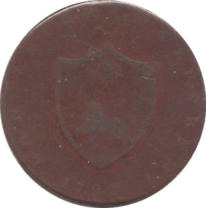 1792 LANCASTER HALFPENNY TOKEN