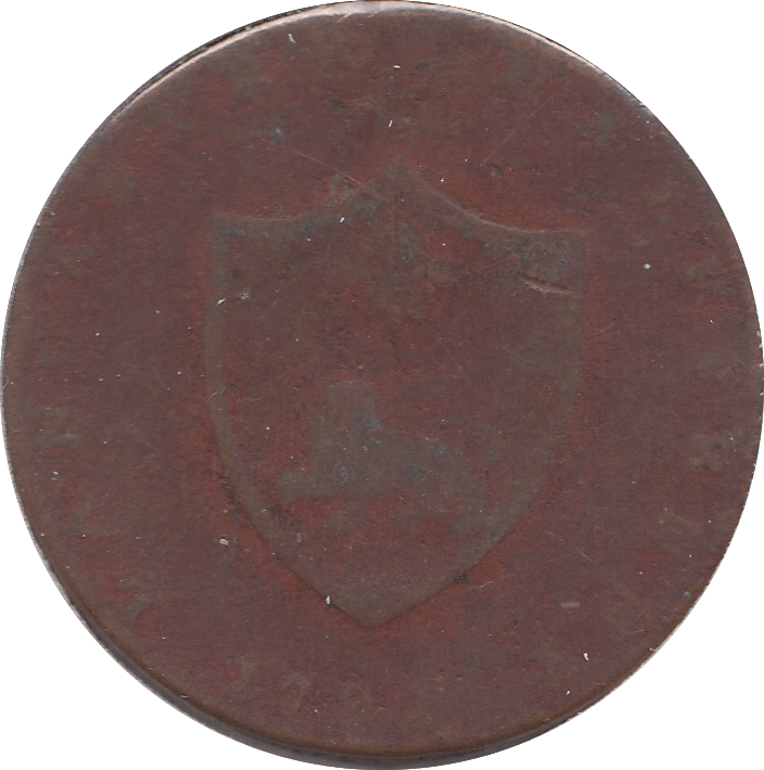 1792 LANCASTER HALFPENNY TOKEN