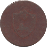 1792 LANCASTER HALFPENNY TOKEN