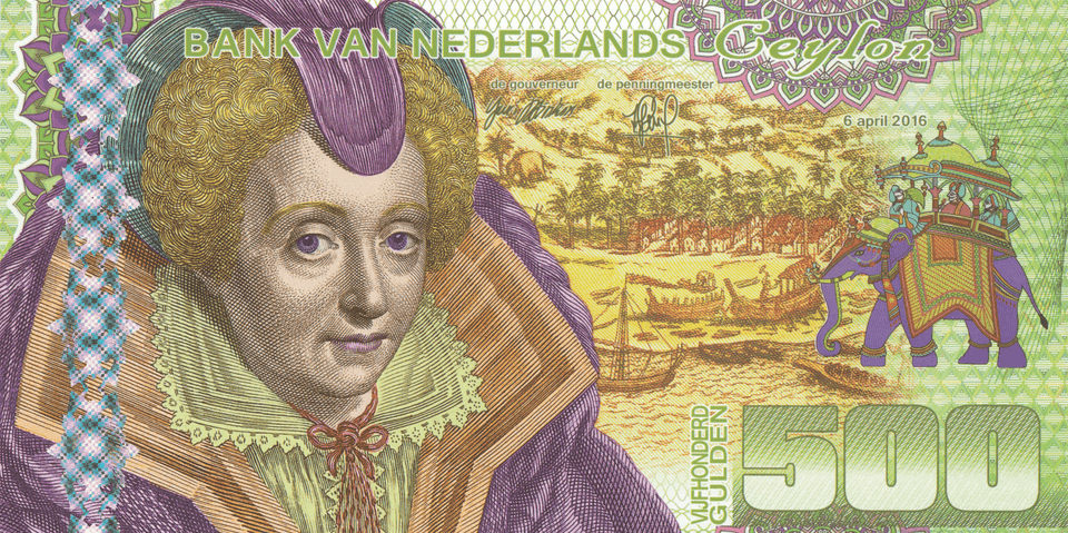 2010 500 GULDEN NETHERLANDS CEYLON REF 1159 - World Banknotes - Cambridgeshire Coins