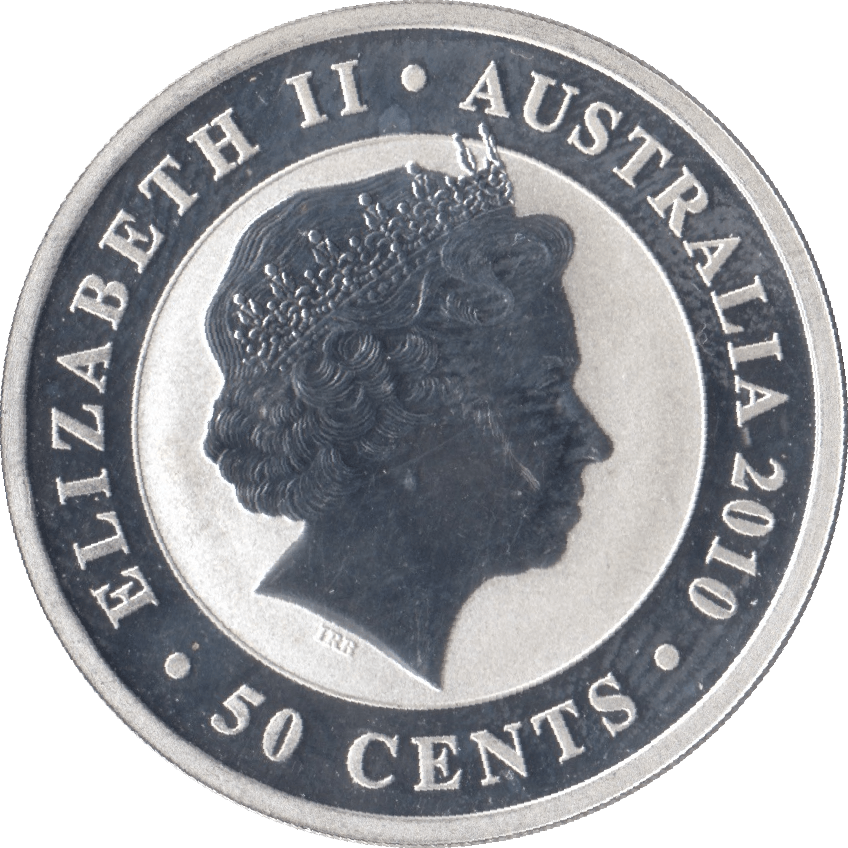 2010 AUSTRALIA KOALA 1/2 OZ SILVER FIFTY CENTS - SILVER WORLD COINS - Cambridgeshire Coins