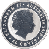 2010 AUSTRALIA KOALA 1/2 OZ SILVER FIFTY CENTS - SILVER WORLD COINS - Cambridgeshire Coins